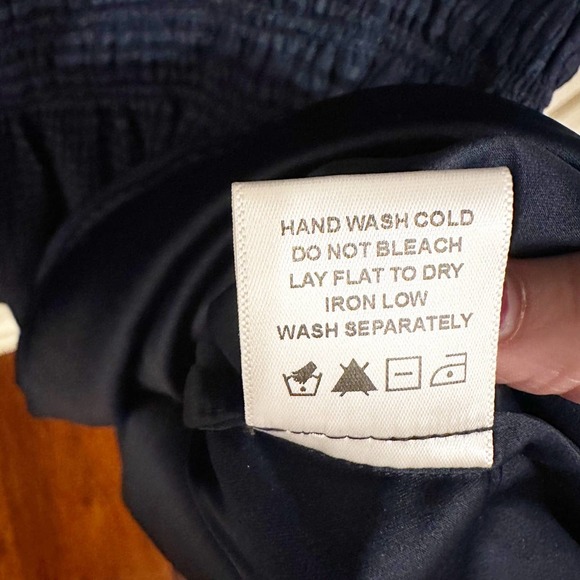 Revolve Tularosa Augustine Dress Women’s Navy Ruffle Puff Sleeve Mini Cocktail - Picture 6 of 10